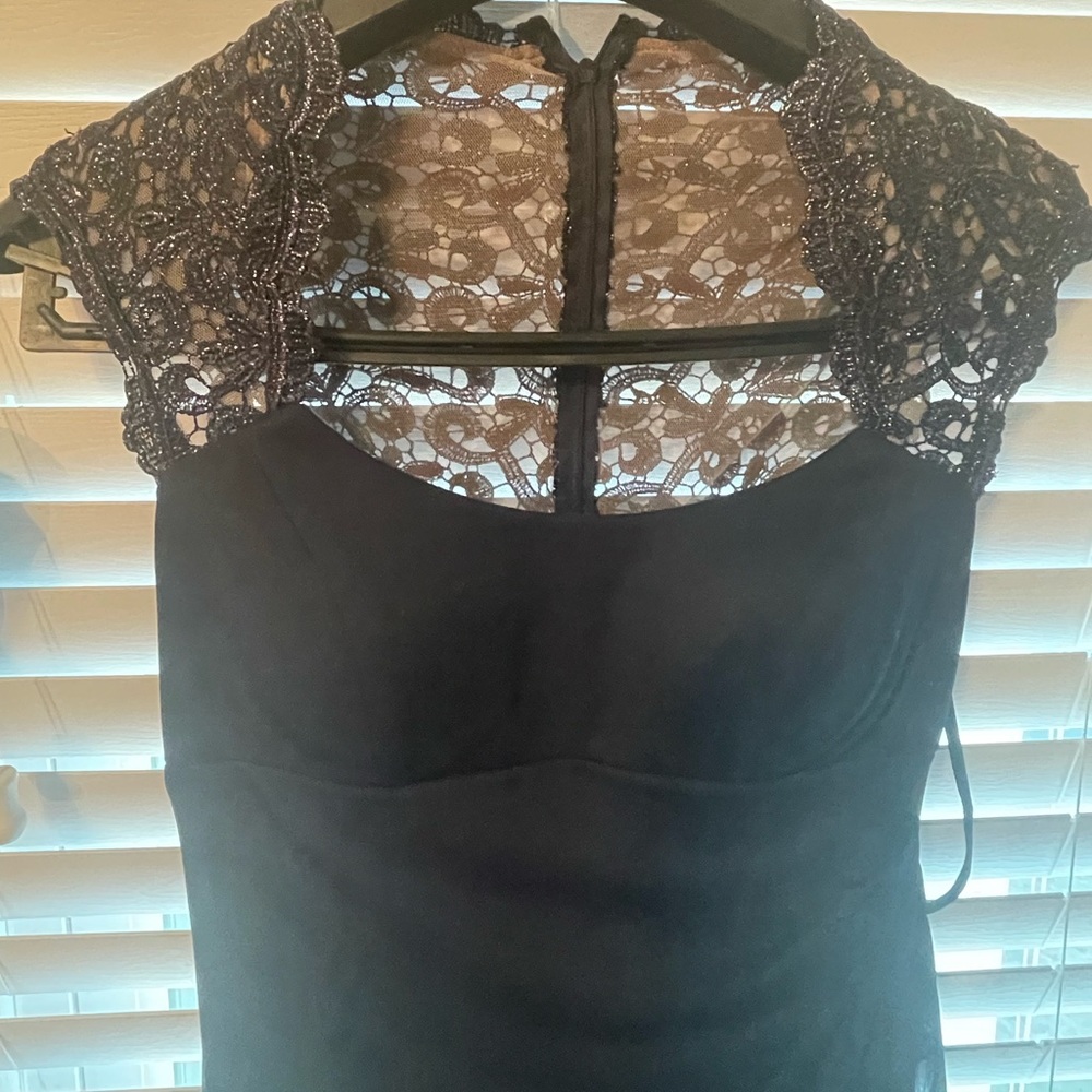 Evening dress navy blue